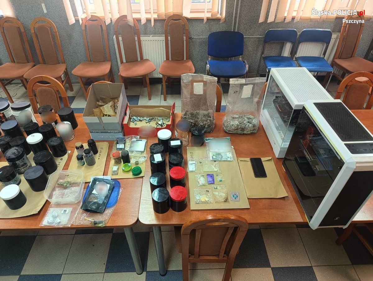 Sprzedawali narkotyki nieletnim. Trafili do aresztu. Fot. Policja Śląska
