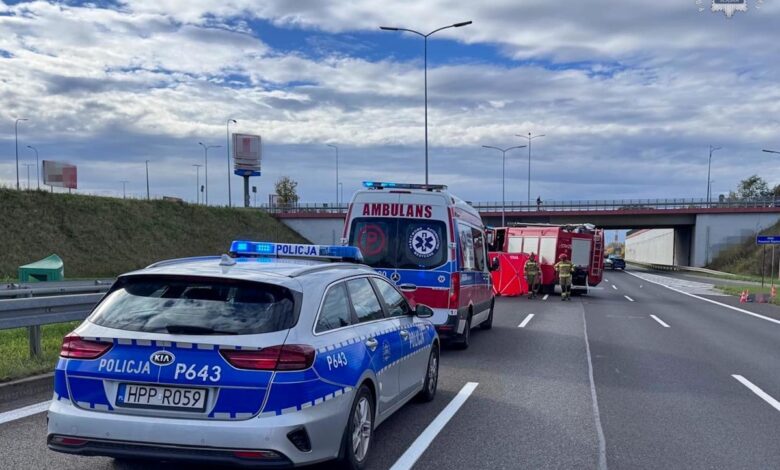 Śmierć na DTŚ. Policja zdradza, jak doszło do tragedii/fot.Śląska Policja