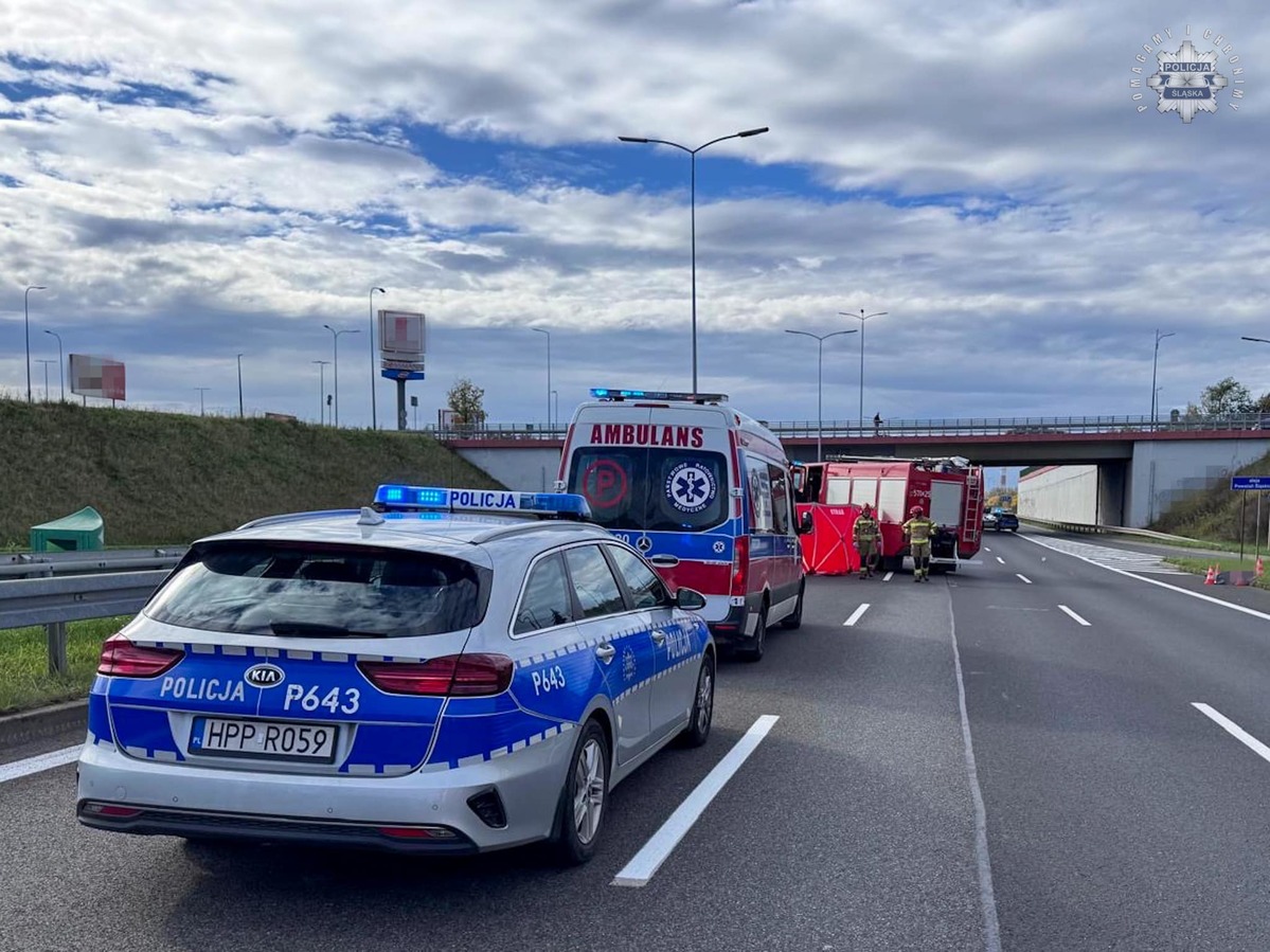 Śmierć na DTŚ. Policja zdradza, jak doszło do tragedii/fot.Śląska Policja