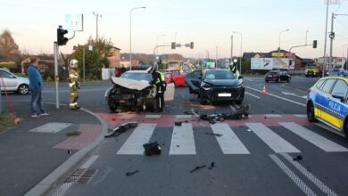 Wypadek w Świerklanach/fot.Śląska Policja