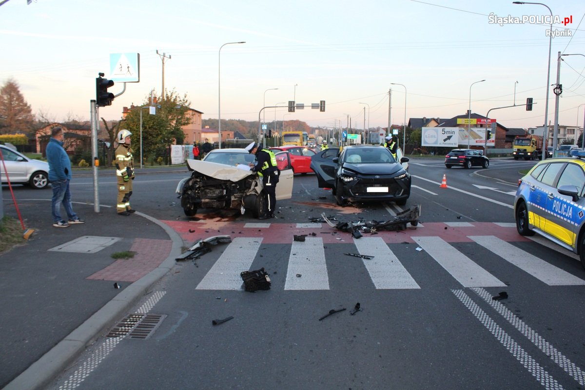 Wypadek w Świerklanach