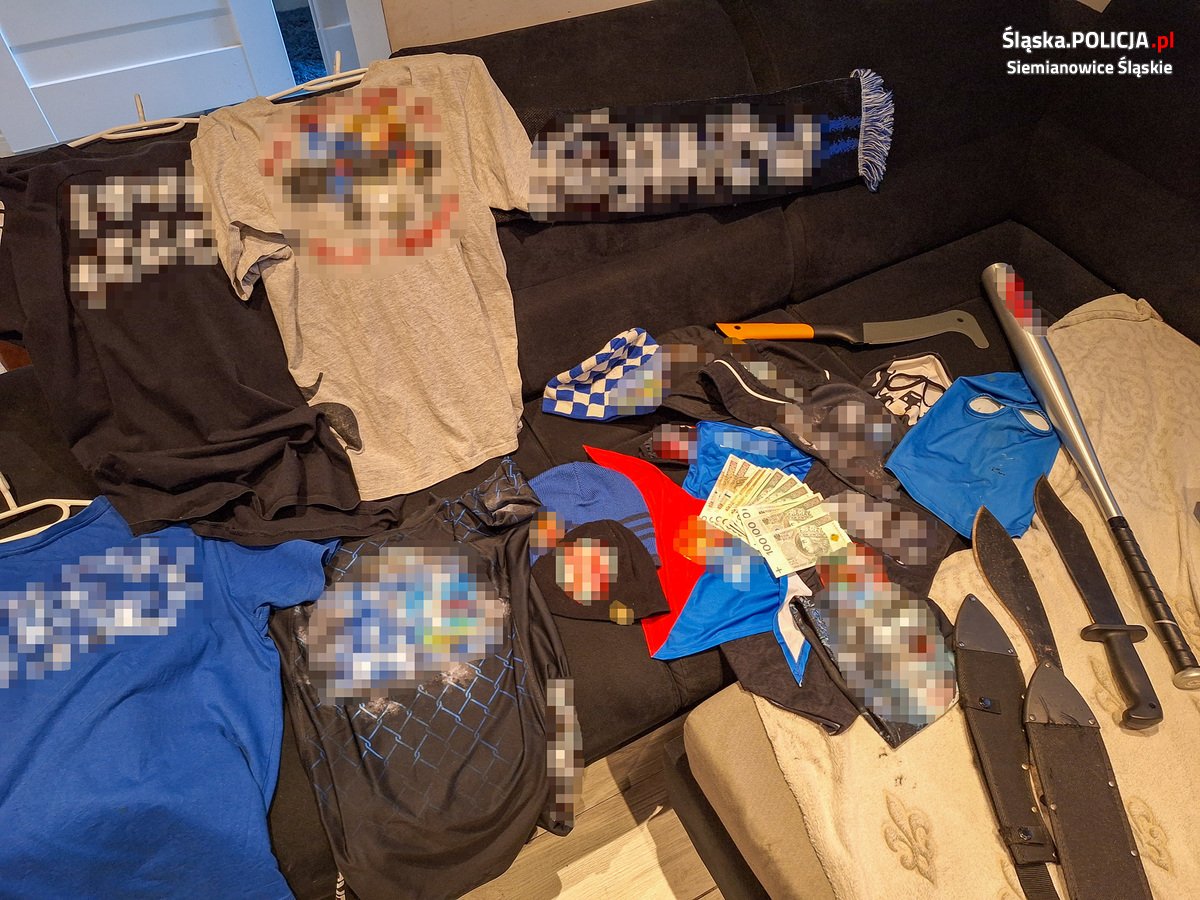 Policja zatrzymała kibola, który miał 5,5 kg narkotyków. Fot. Policja Śląska