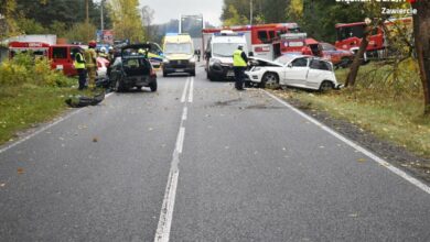 Tragedia w powiecie zawierciańskim/fot.Śląska Policja