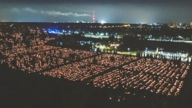 Wszystkich Świętych. Organizacja ruchu w Tychach/fot.UM Tychy