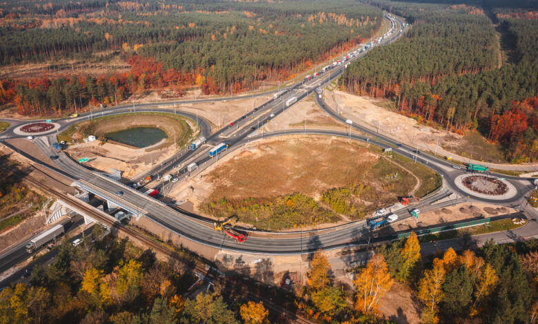 Przejazd nad S1 w Dąbrowie Górniczej gotowy/fot.GDDKiA