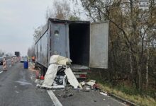 Śmiertelny wypadek na S1. Utrudnienia w kierunku Mysłowic/fot.Śląska Policjafb