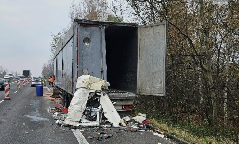 Śmiertelny wypadek na S1. Utrudnienia w kierunku Mysłowic/fot.Śląska Policjafb