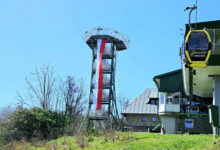 Narodowy symbol na Szyndzielni. Ostatni przejazd kolejką 11 listopada/fot.UM Bielsko-Biała