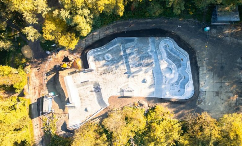 Rybnicki skatepark na finiszu/fot.UM Rybnik