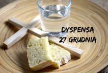 dyspensa piatek 27 grudnia