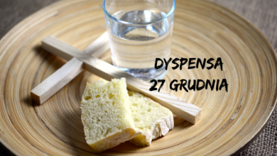 dyspensa piatek 27 grudnia