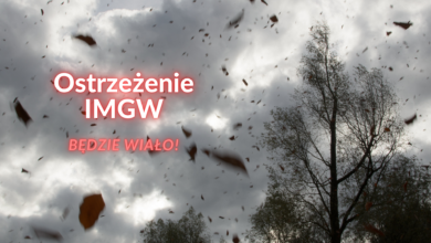 Ostrzeżenie IMGW wiatr