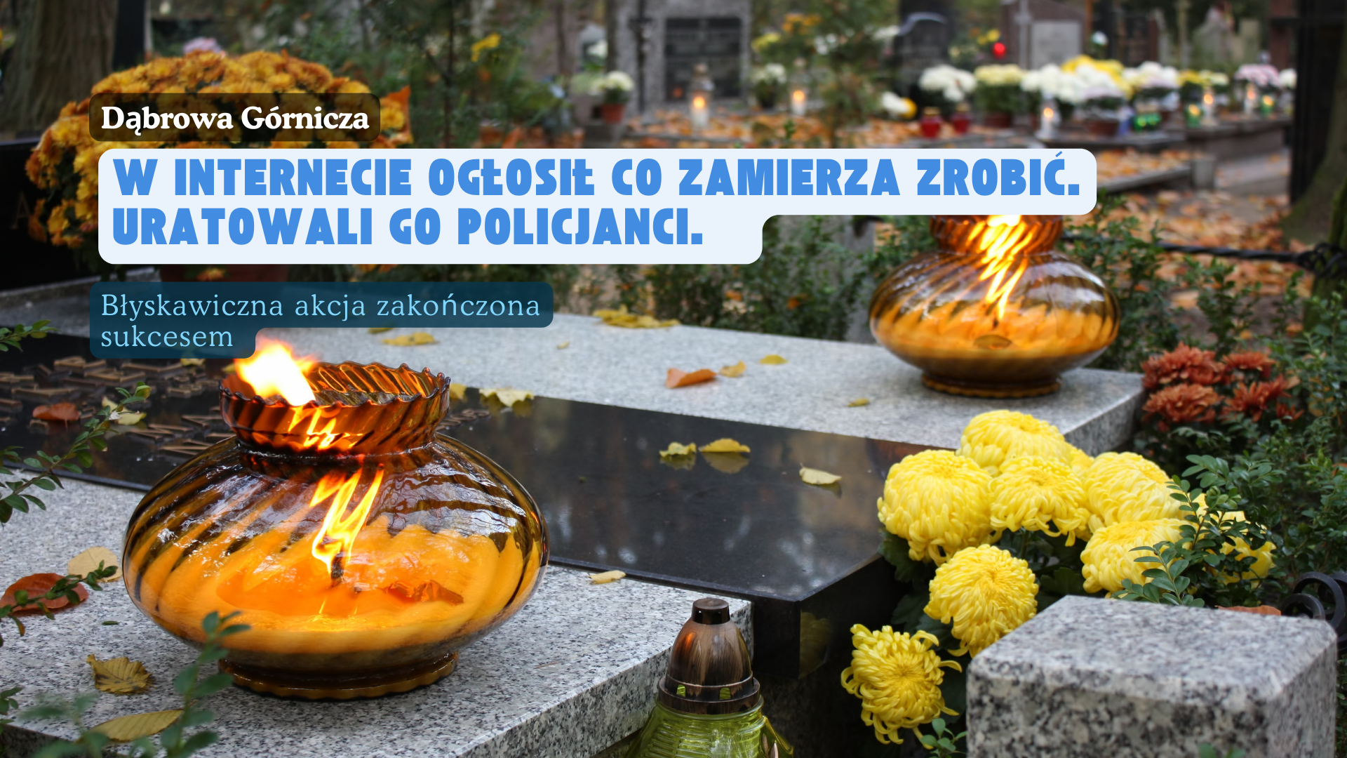 Samobójstwo na cmentarzu