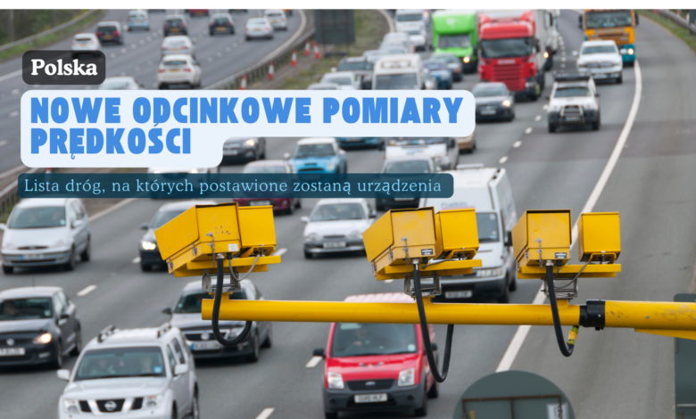 Nowe odcinkowe pomiary prędkości