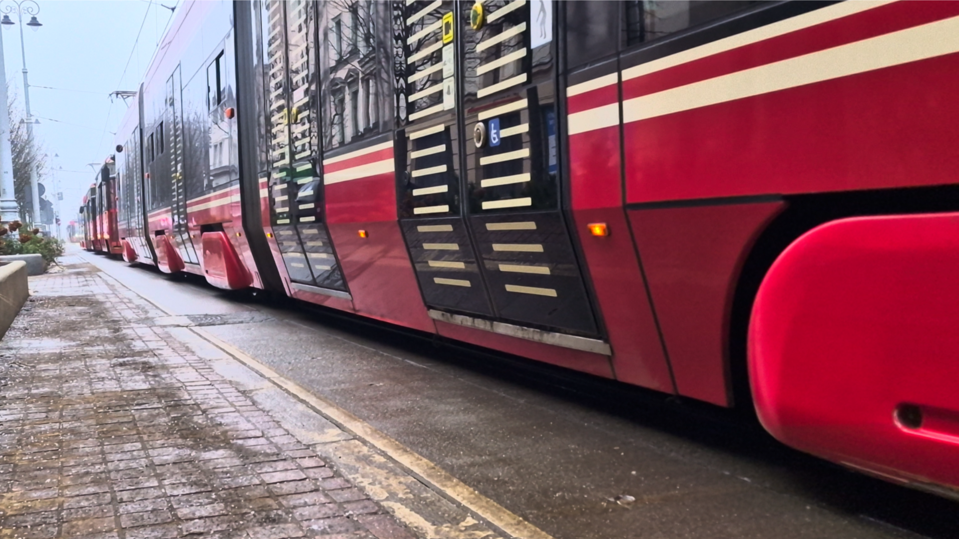 Tramwaje na ulicy Warszawskiej w Katowicach