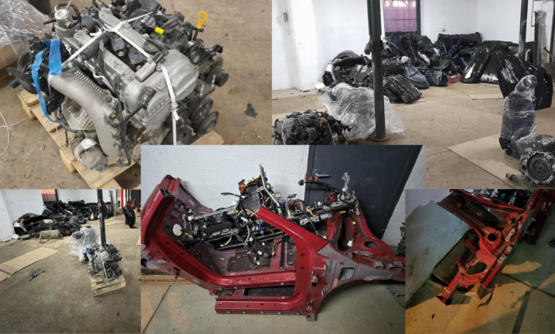 Dziupla złodziei samochodów