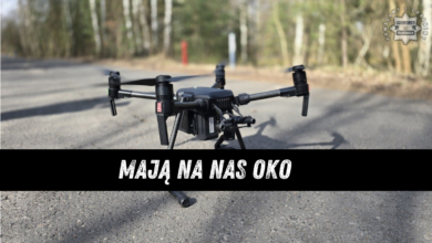 policyjny dron kontrola drogowa