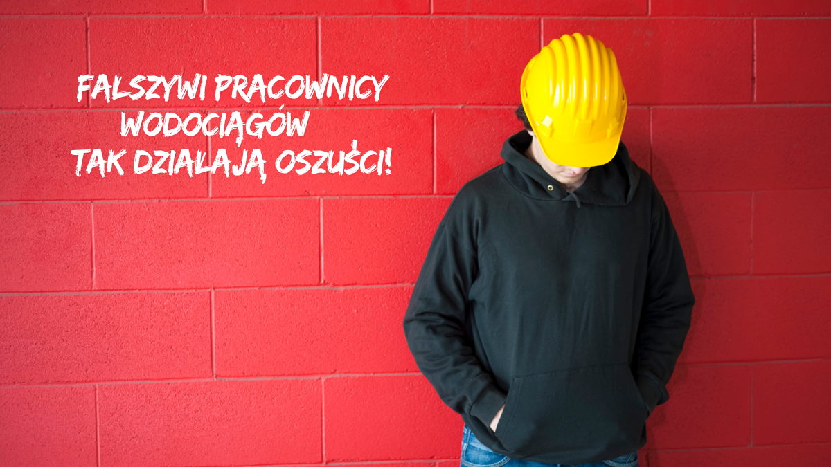 oszuści podszywający się pod pracowników wodociągów