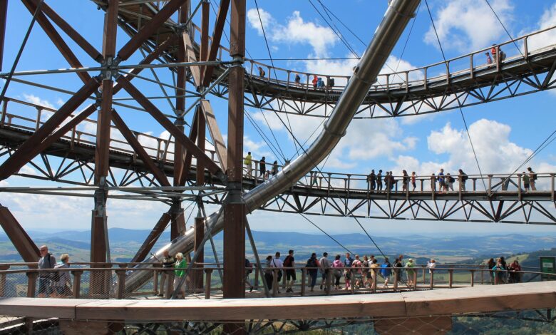 ścieżka w chmurach