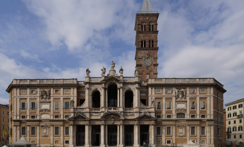Basilica_di_Santa_Maria_Maggiore fronton kościoła