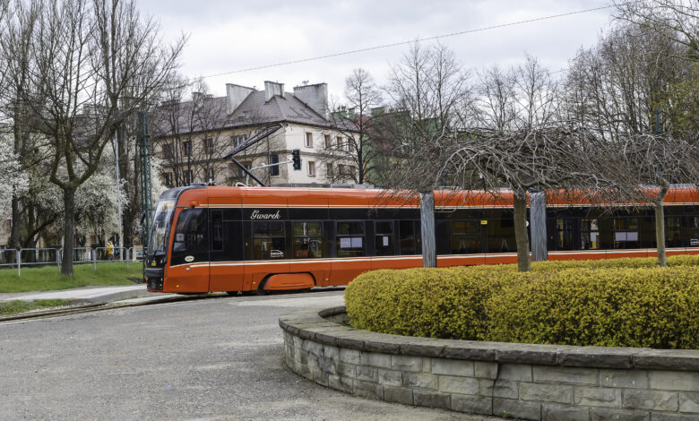 remont wiaduktu Katowice tramwaje w ruchu