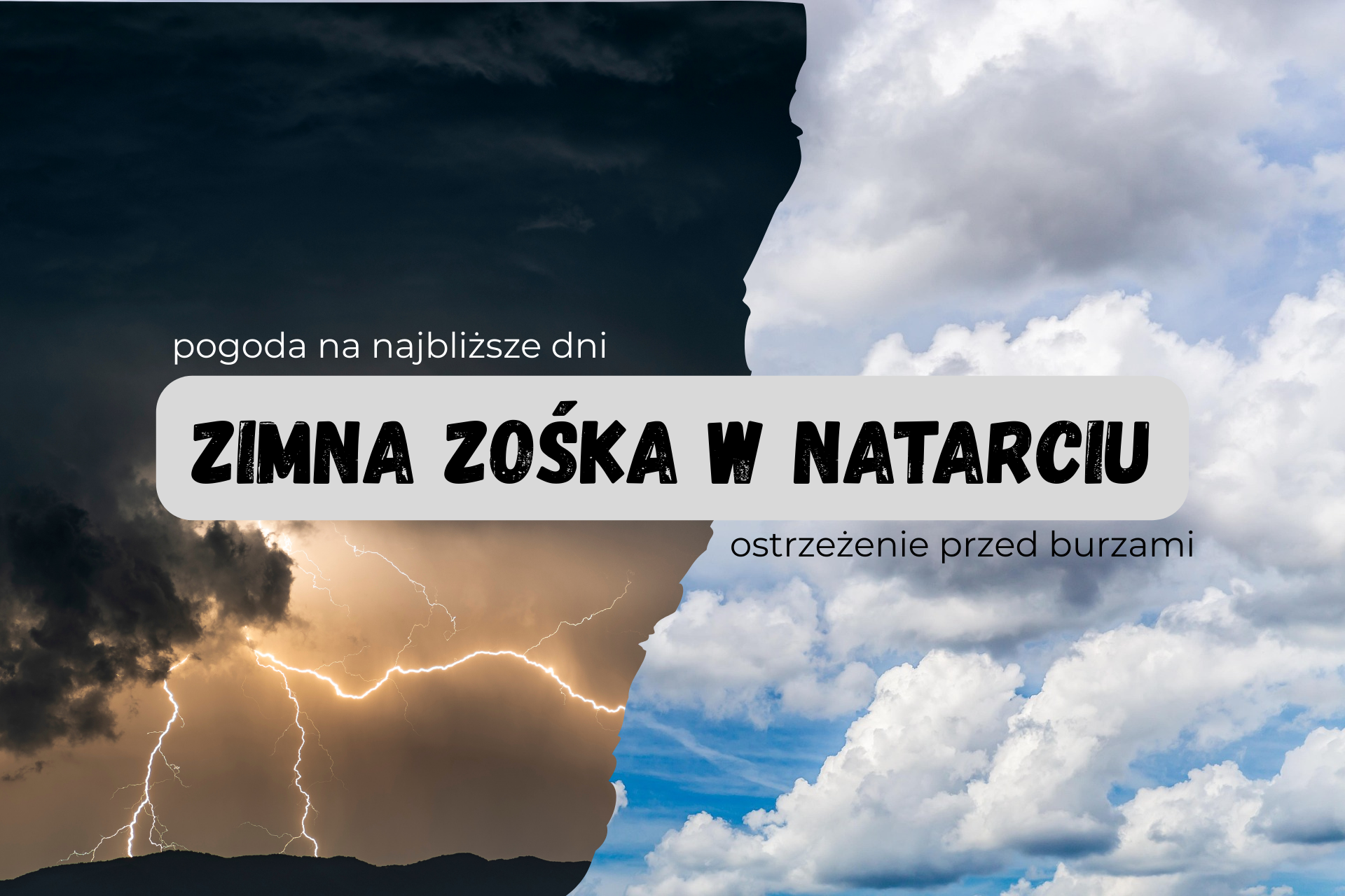 prognoza pogody, burze