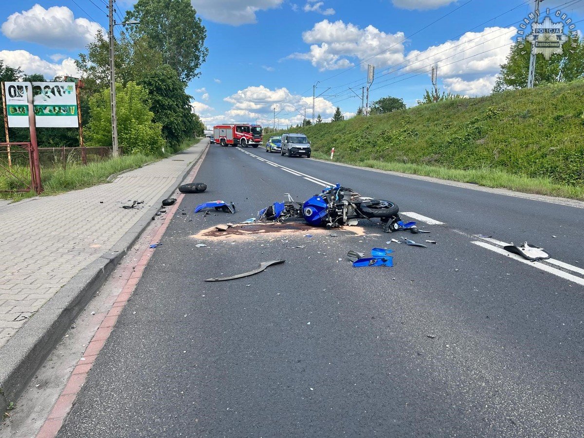 tragedia na drodze wypadek Blachownia