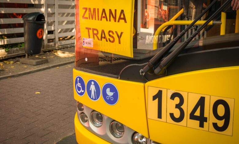 zmiana trasy autobus