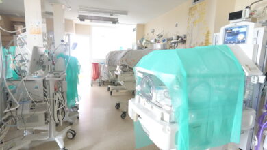 Bank Mleka Ruda Śląska Laboratorium Inkubatory w sali szpitala