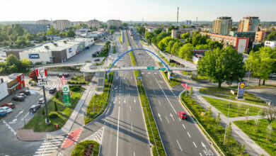 Dwupasmowa jezdnia DK 91 w Częstochowie