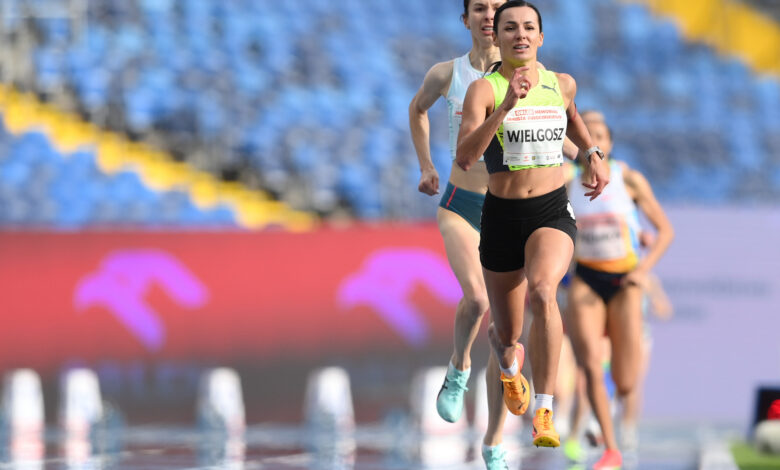 ORLEN Memoriał Janusza Kusocińskiego Zawodniczki biegnąna bieżni