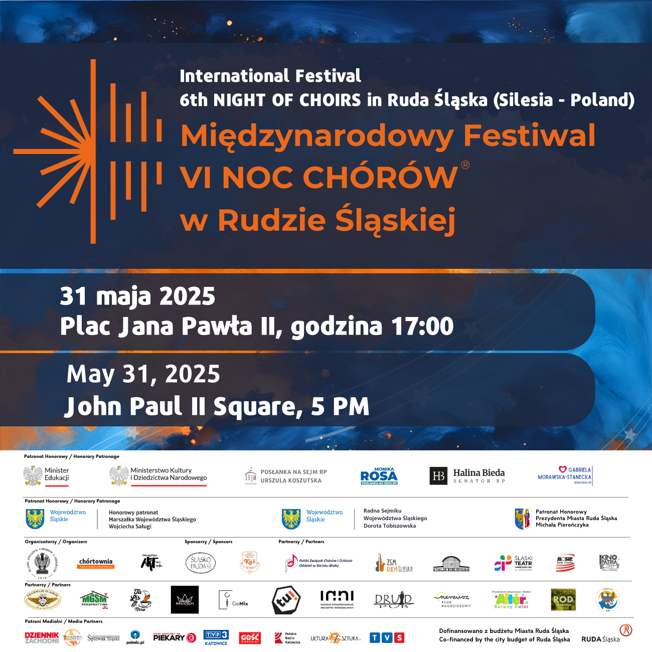 Noc Chórów ponownie w Rudzie Śląskiej!