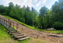 remont skoczni narciarskich w Bystrej