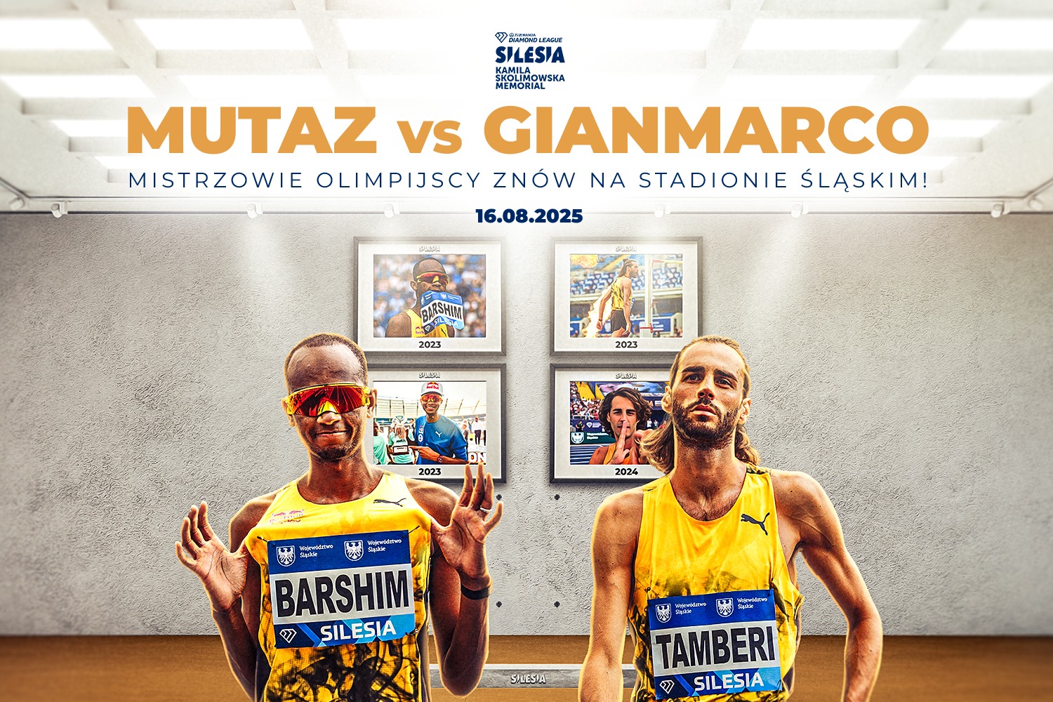 Diamentowa Liga 2025 dwaj biegacze