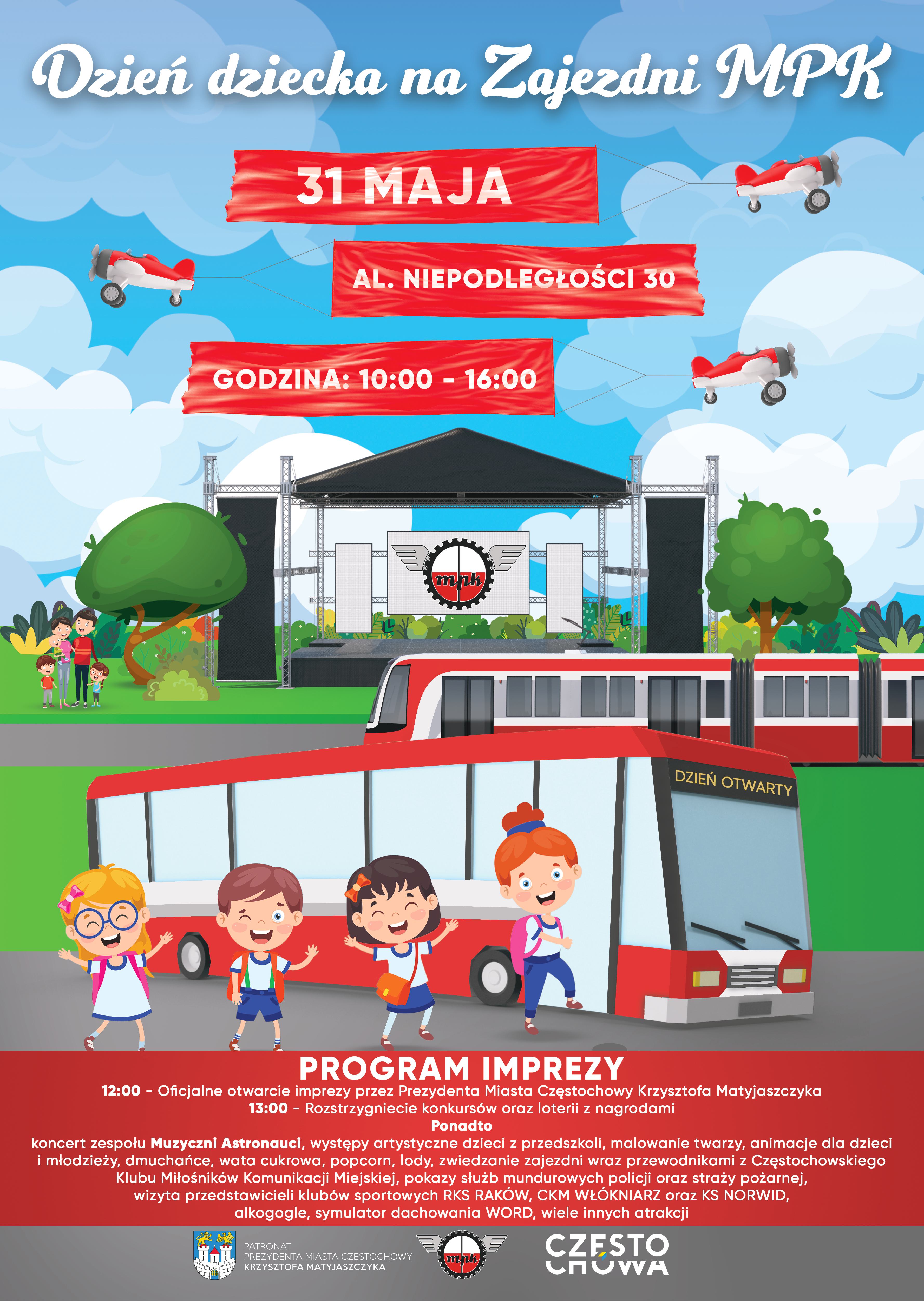 Dzień Otwarty MPK Częstochowa z okazji 75-lecia. Świętowanie już w sobotę!