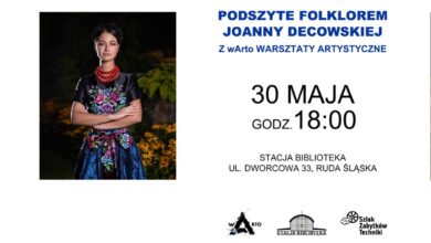 pokaz mody podszyty śląskością grafika