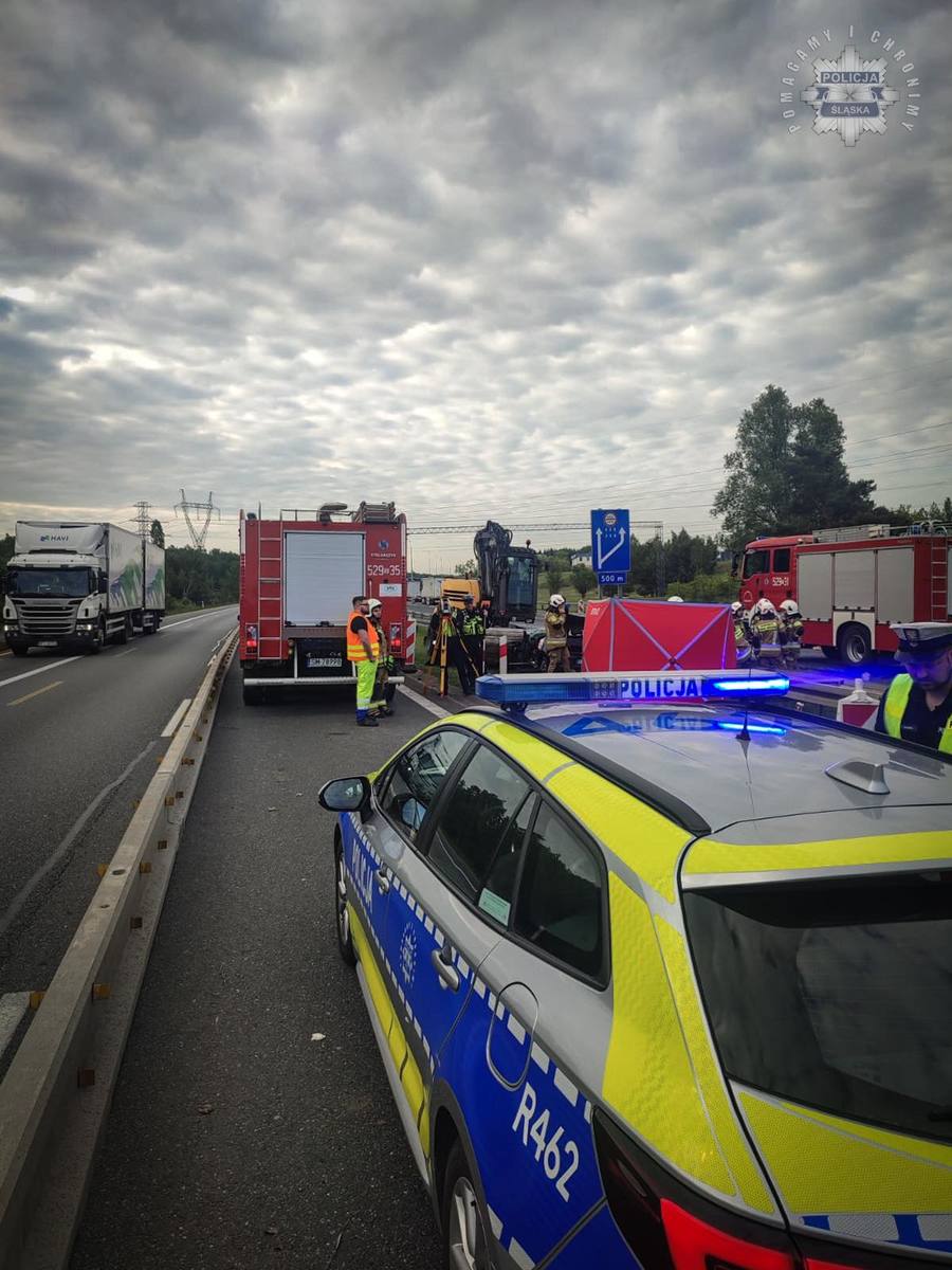 Tragedia na A4 pod Mysłowicami! Jedna osoba nie żyje, troje ciężko rannych. W tle: zakaz prowadzenia i poszukiwany nastolatek