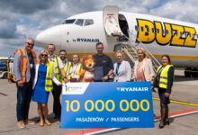 10-milionowy pasażer w Katowicach