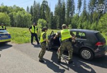 Ucieczka Słowaków przed policją zakończona spektakularnym zatrzymaniem w Zwardoniu
