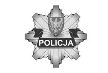 Policja śląska logotyp czarnobiały