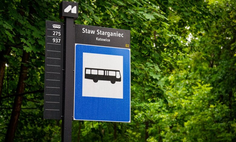 tablica przystanku Katowice starganiec, Letnie linie autobusowe