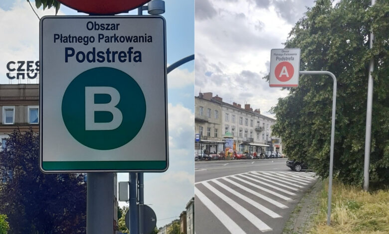 strefa płatnego parkowania Częstochowa