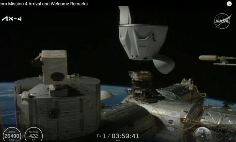 Dokowanie dragona do STacji Kosmicznej