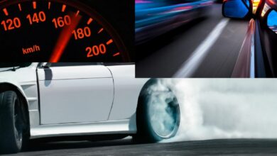 kolarz zdjęć drift, przekroczenie prędkości