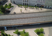 katastrofa estakady w Chorzowie budowla z lotu ptaka