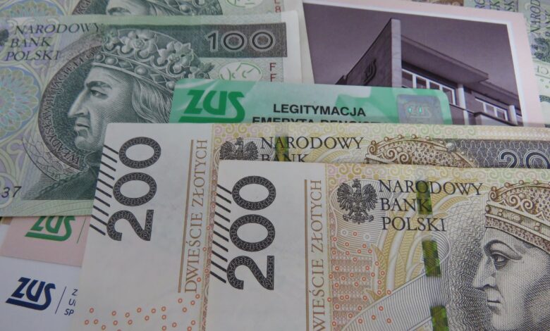 Emerytura ZUS Pieniądze