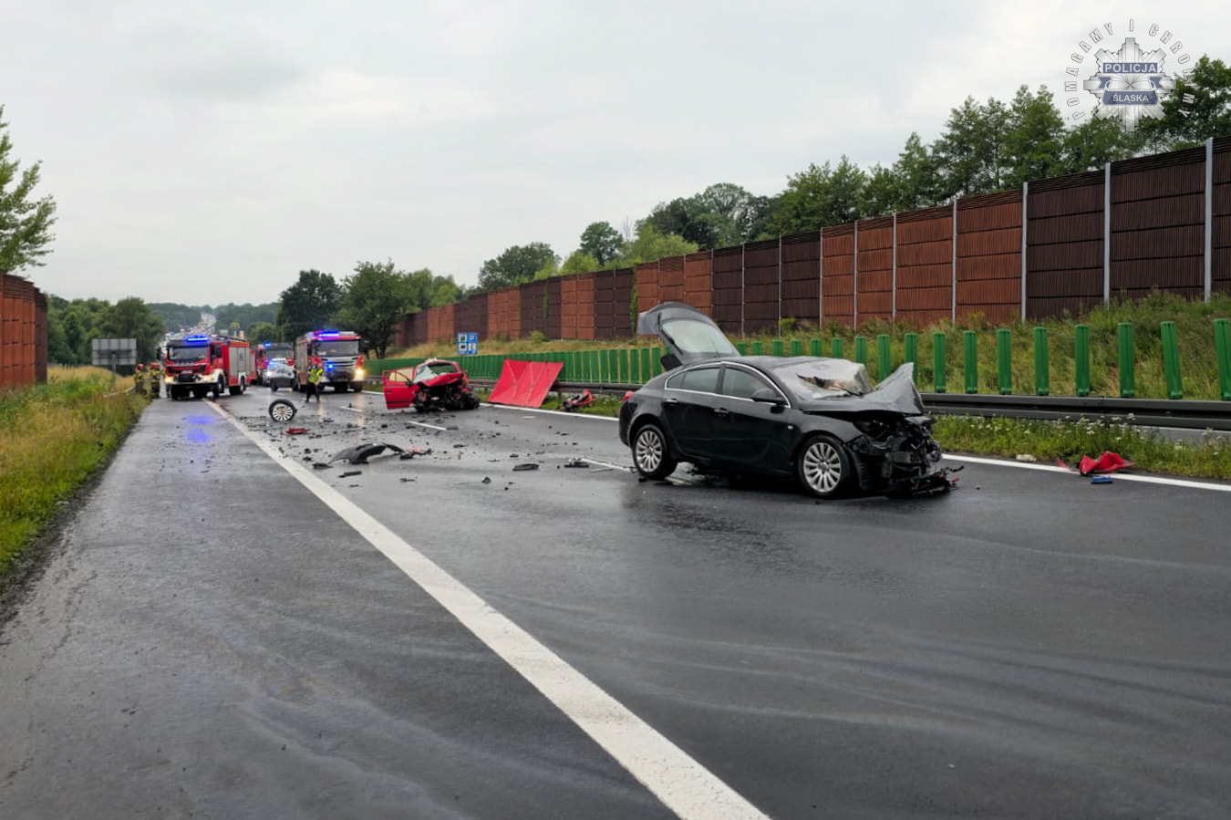 Czarny Alert! Tragiczny wypadek na S52. Kierowca zawrócił i jechał pod prąd – zginął na miejscu