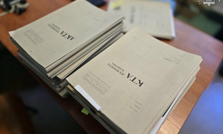 akt oskarżenia, akta, zarzuty, policja