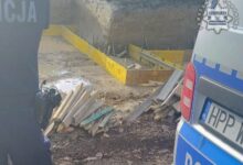 Niewybuchy i ludzki szkielet w Wodzisławiu Śląskim na placu budowy