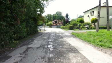 remont - ul. Rolników w Ligocie